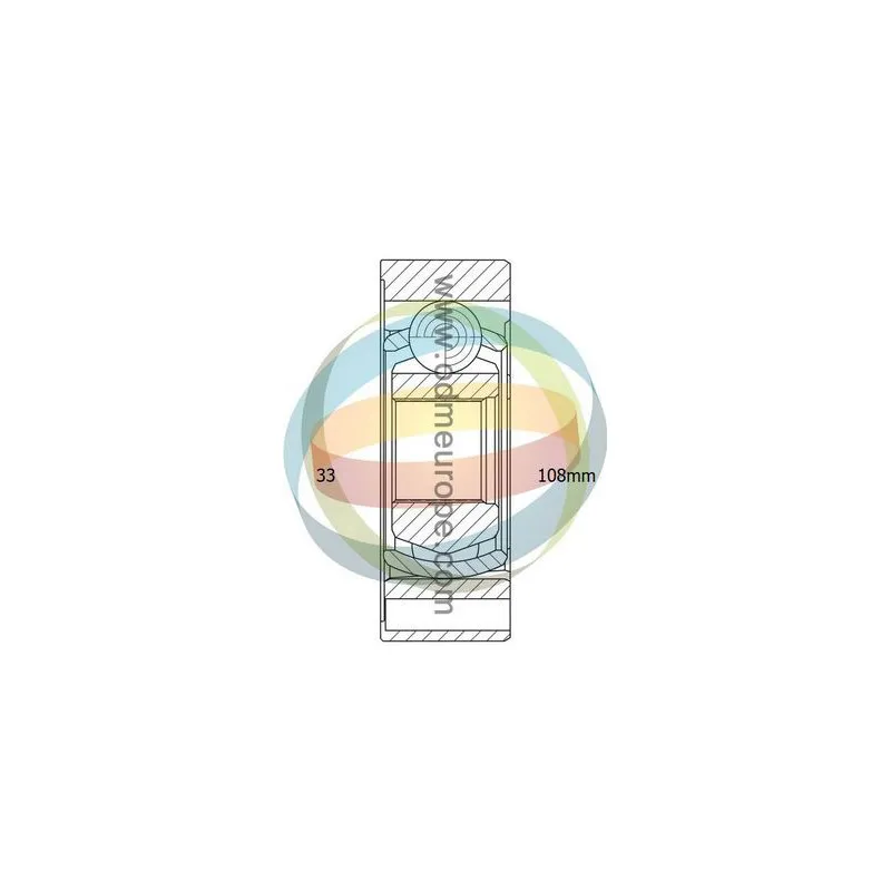 Embout de cardan avant (kit de réparation) ODM-MULTIPARTS 14-216047