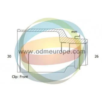 Embout de cardan avant (kit de réparation) ODM-MULTIPARTS 14-216098