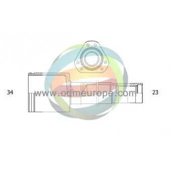 Embout de cardan avant (kit de réparation) ODM-MULTIPARTS 14-216105
