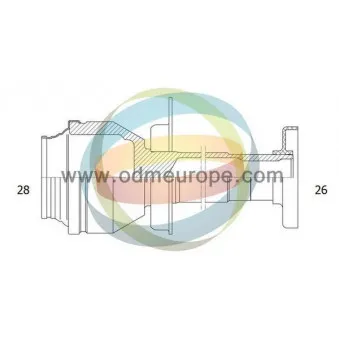 Embout de cardan avant (kit de réparation) ODM-MULTIPARTS 14-216106