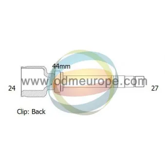 Embout de cardan avant (kit de réparation) ODM-MULTIPARTS 14-346061