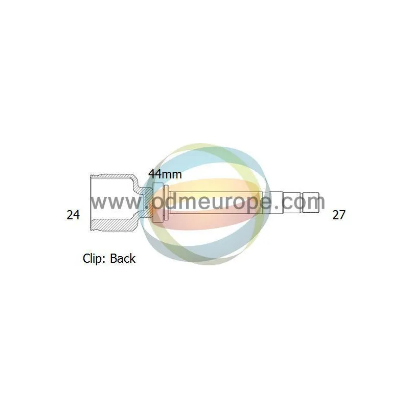 Embout de cardan avant (kit de réparation) ODM-MULTIPARTS 14-346061
