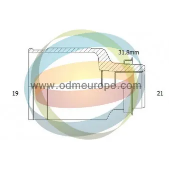 Embout de cardan avant (kit de réparation) ODM-MULTIPARTS