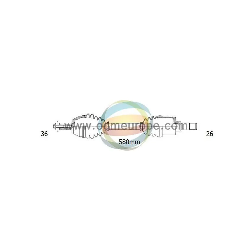 Arbre de transmission ODM-MULTIPARTS 18-011780