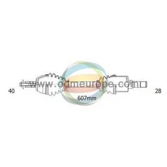 Arbre de transmission ODM-MULTIPARTS 18-011950