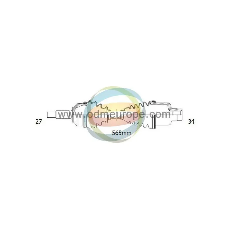Arbre de transmission ODM-MULTIPARTS 18-012070