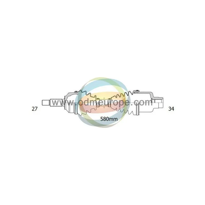 Arbre de transmission ODM-MULTIPARTS 18-012560