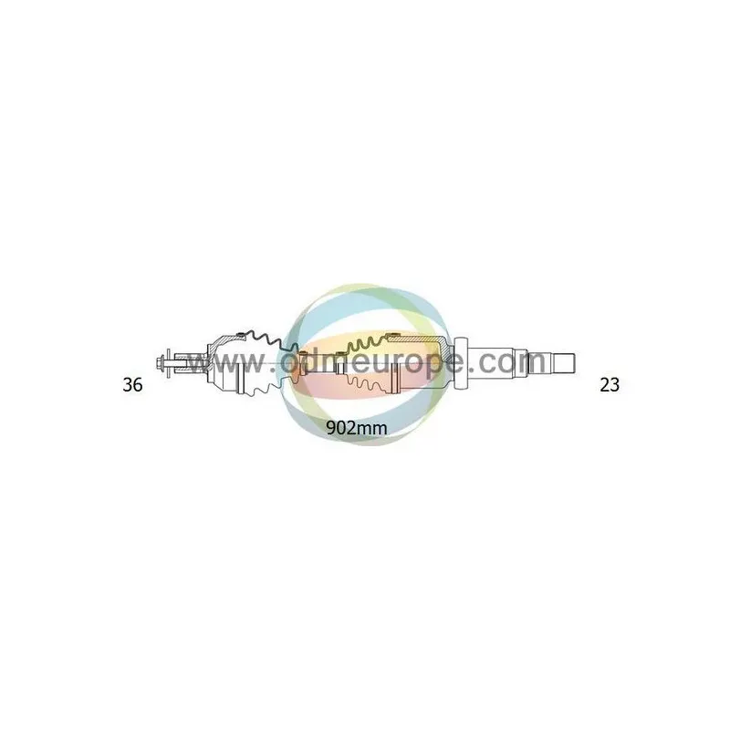Arbre de transmission ODM-MULTIPARTS 18-012580