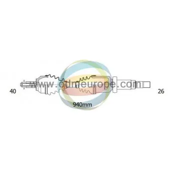 Arbre de transmission ODM-MULTIPARTS 18-012890