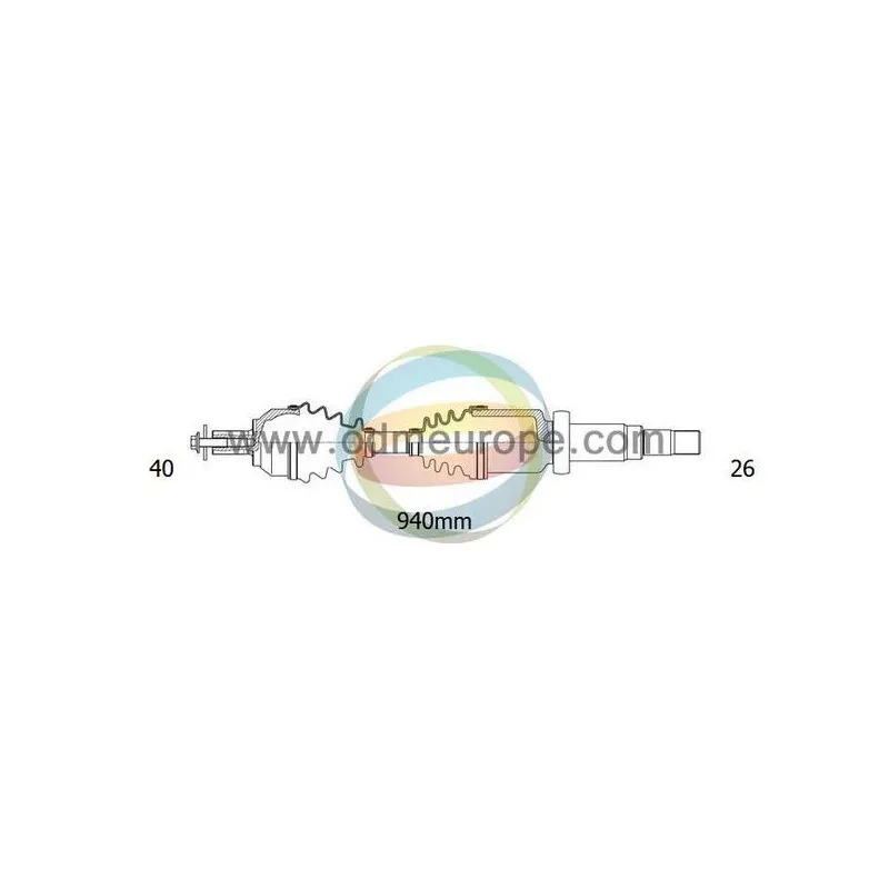 Arbre de transmission ODM-MULTIPARTS 18-012890