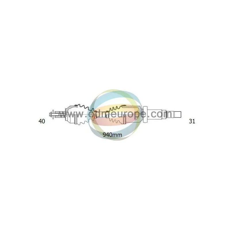 Arbre de transmission ODM-MULTIPARTS 18-012930