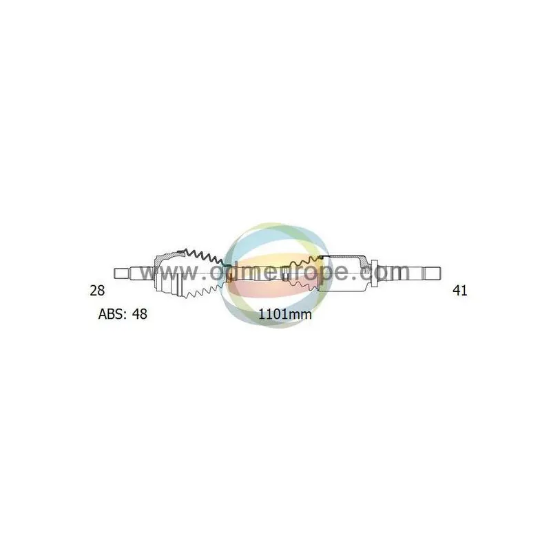 Arbre de transmission ODM-MULTIPARTS 18-012941