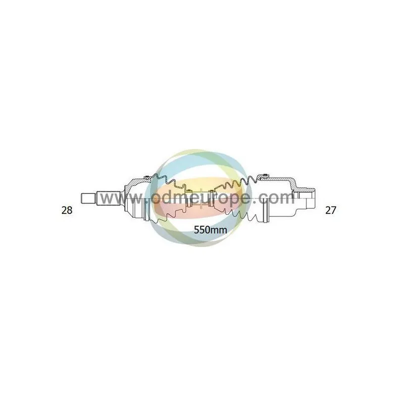 Arbre de transmission ODM-MULTIPARTS 18-042490