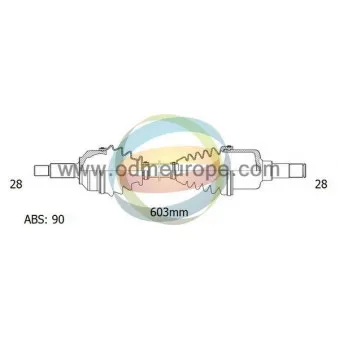 Arbre de transmission ODM-MULTIPARTS 18-051031