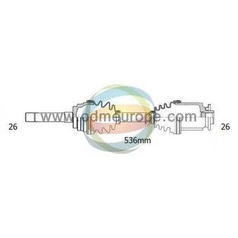 Arbre de transmission ODM-MULTIPARTS 18-051170