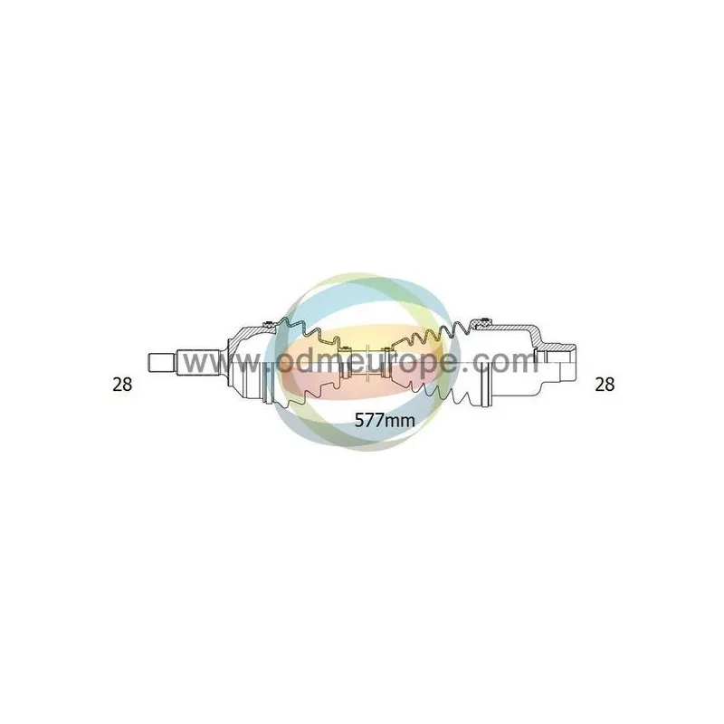 Arbre de transmission ODM-MULTIPARTS 18-052050