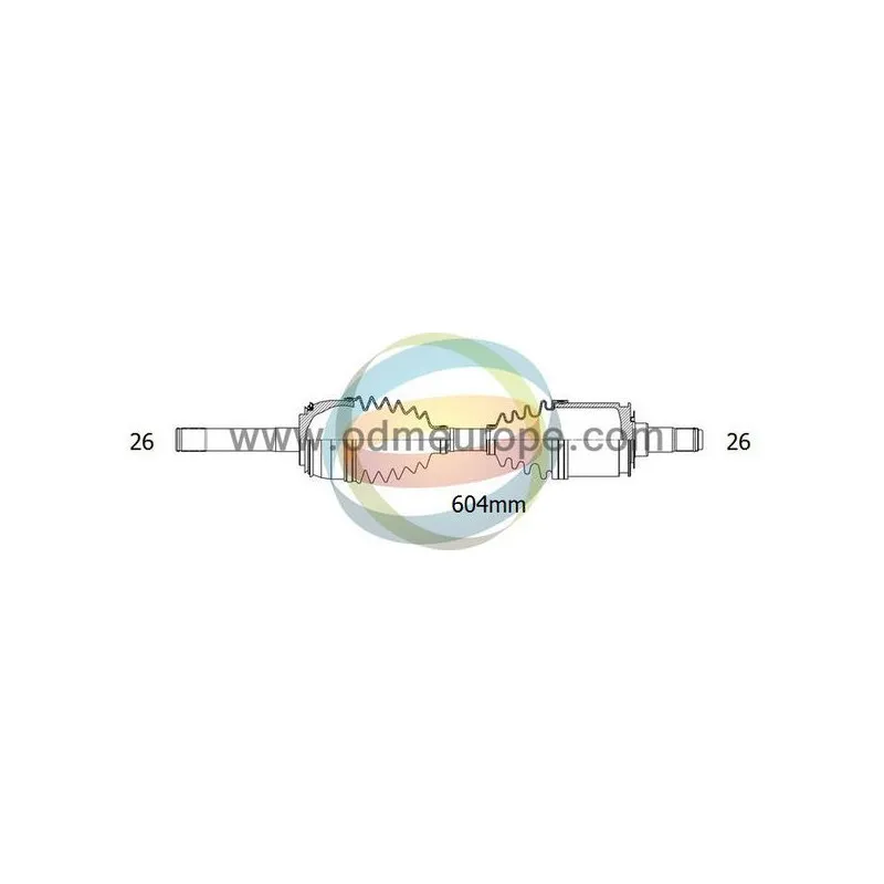 Arbre de transmission ODM-MULTIPARTS 18-052170
