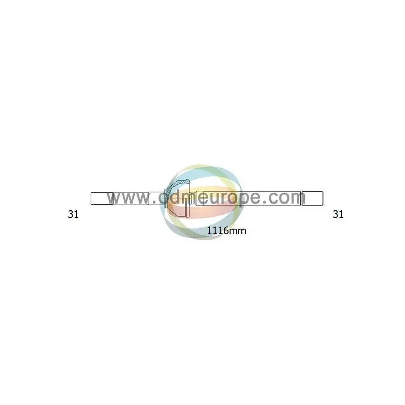 Arbre de transmission ODM-MULTIPARTS 18-061680