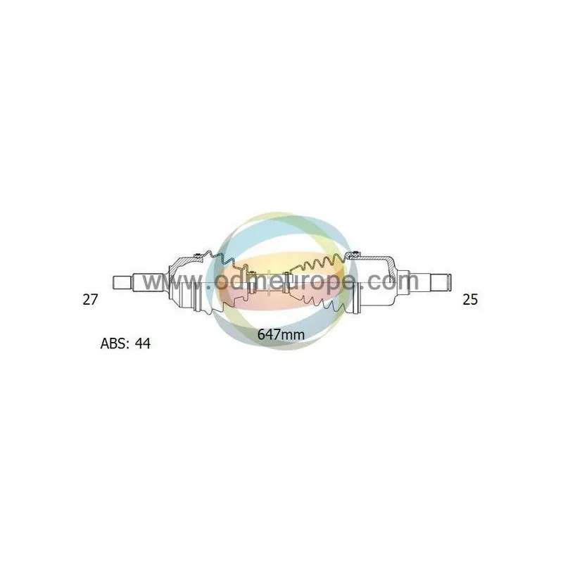 Arbre de transmission ODM-MULTIPARTS 18-061781