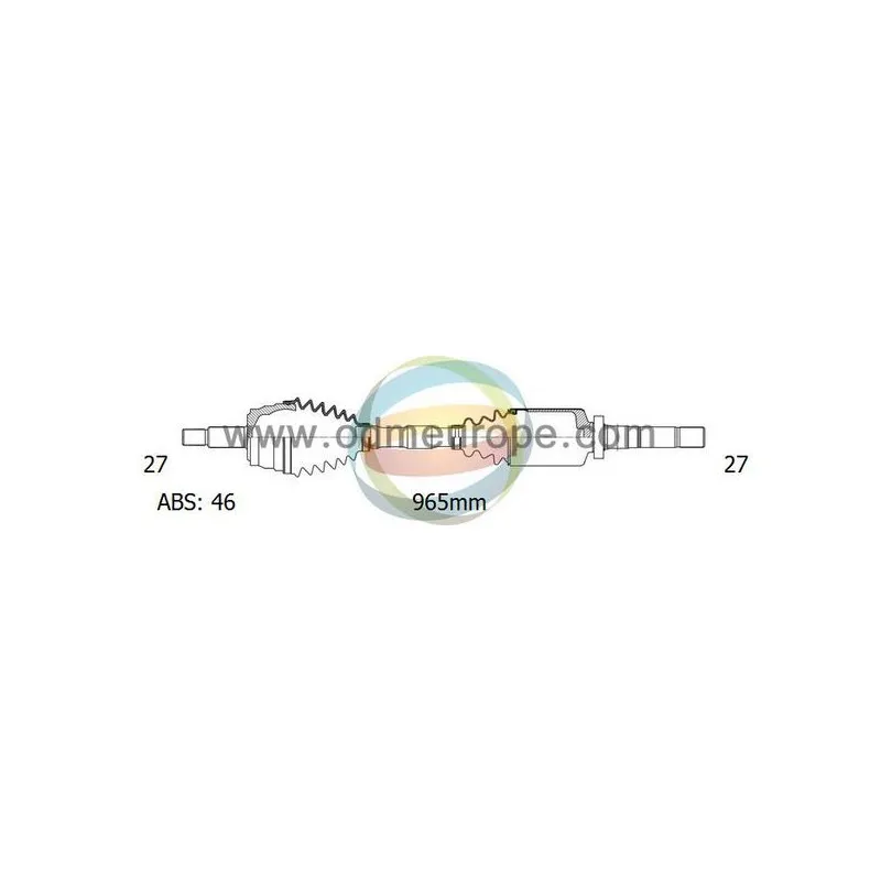 Arbre de transmission ODM-MULTIPARTS 18-062231