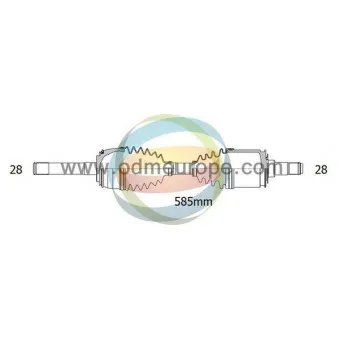 Arbre de transmission ODM-MULTIPARTS 18-081690