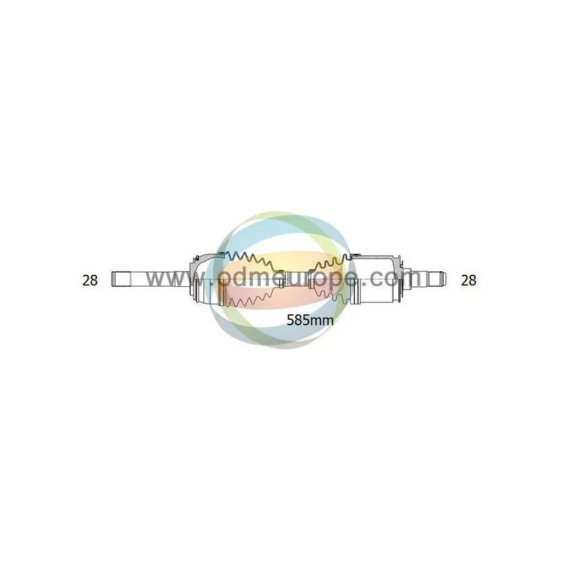 Arbre de transmission ODM-MULTIPARTS 18-081690