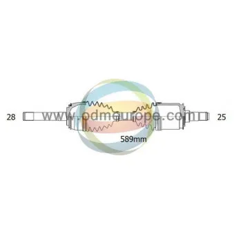 Arbre de transmission ODM-MULTIPARTS 18-081780