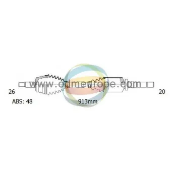 Arbre de transmission ODM-MULTIPARTS 18-092121