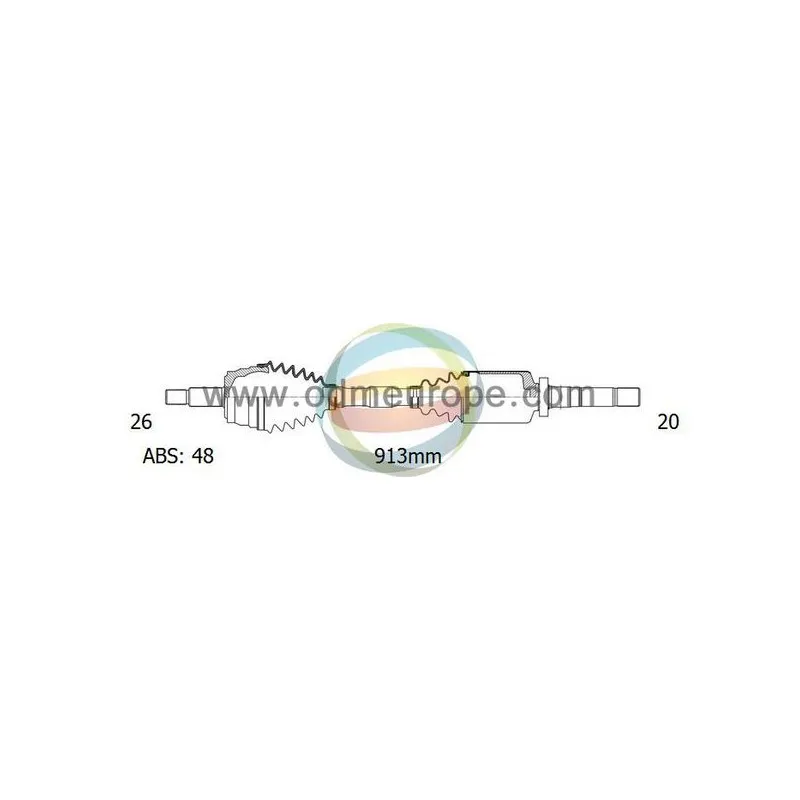 Arbre de transmission ODM-MULTIPARTS 18-092121