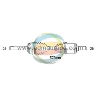 Arbre de transmission ODM-MULTIPARTS 18-122030