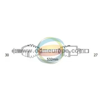 Arbre de transmission ODM-MULTIPARTS 18-141150