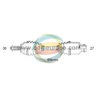 Arbre de transmission ODM-MULTIPARTS 18-142150