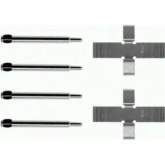 Kit d'accessoires, plaquette de frein à disque TEXTAR 82012100