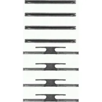 Kit d'accessoires, plaquette de frein à disque TEXTAR 82012800