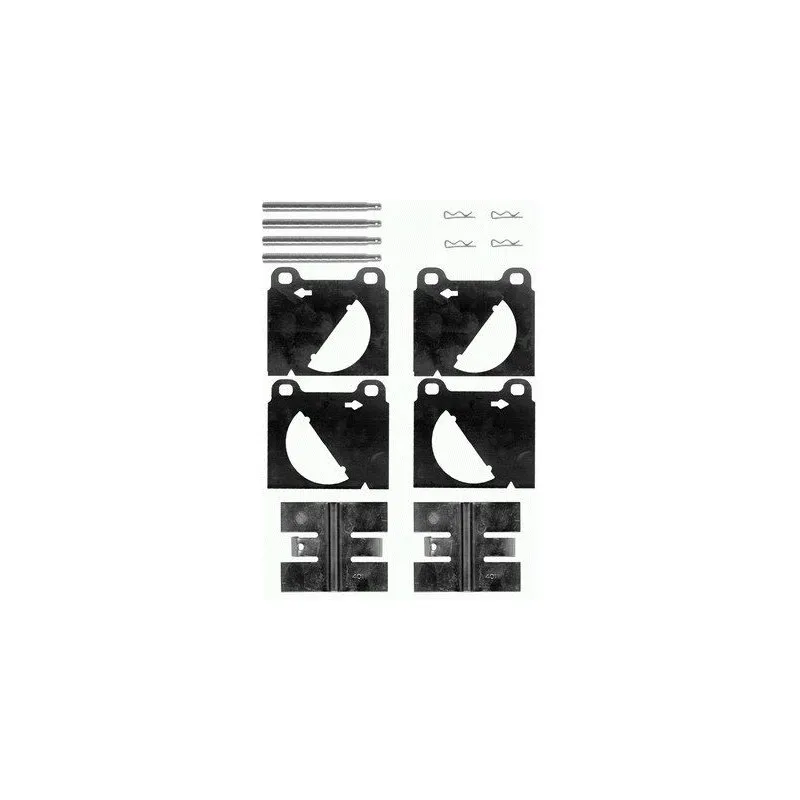 Kit d'accessoires, plaquette de frein à disque TEXTAR 82016900