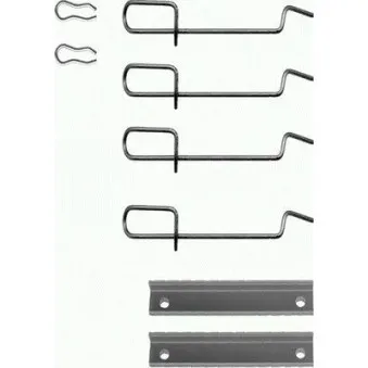 Kit d'accessoires, plaquette de frein à disque TEXTAR 82017500