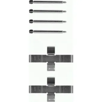Kit d'accessoires, plaquette de frein à disque TEXTAR 82018200