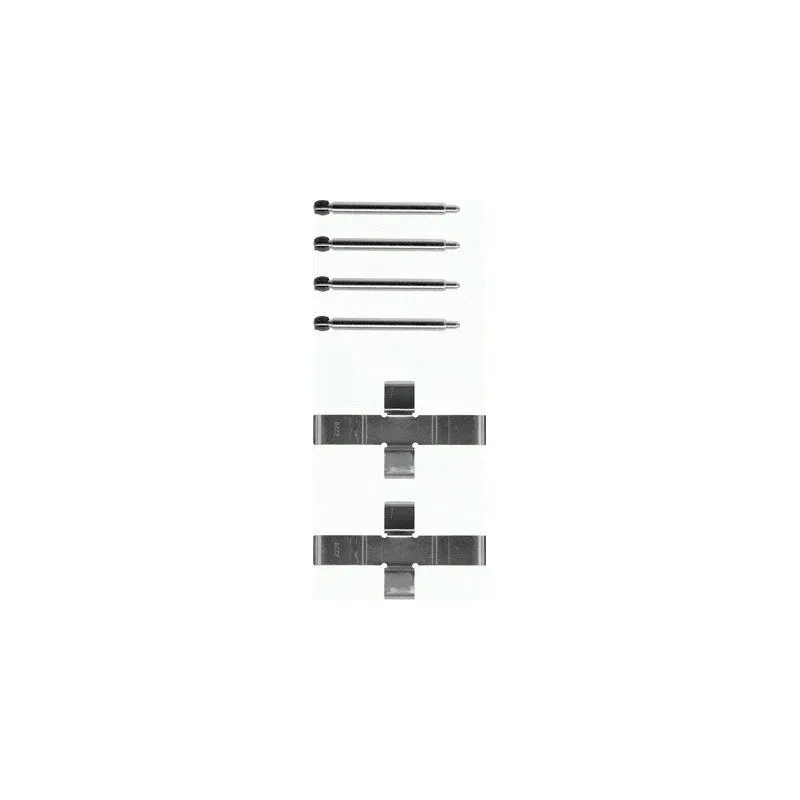 Kit d'accessoires, plaquette de frein à disque TEXTAR 82018200