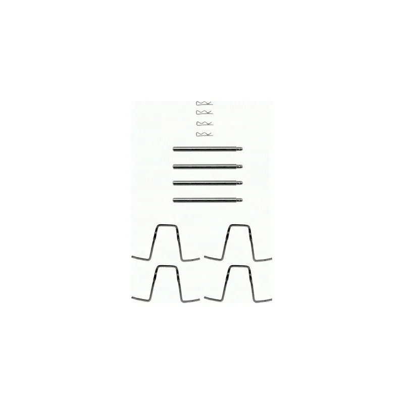 Kit d'accessoires, plaquette de frein à disque TEXTAR 82018700