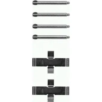 Kit d'accessoires, plaquette de frein à disque TEXTAR 82019200