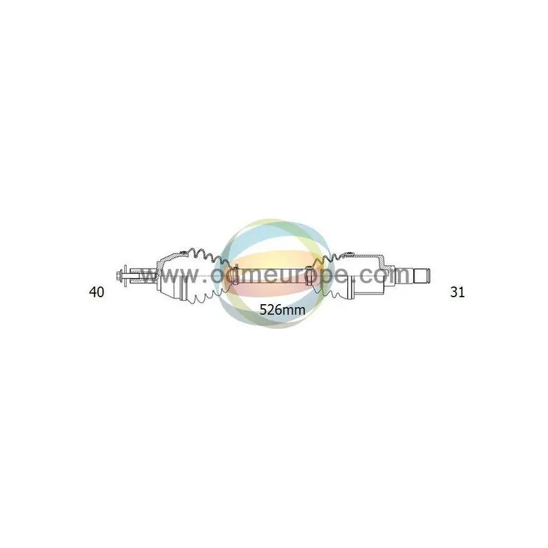 Arbre de transmission ODM-MULTIPARTS 18-151320