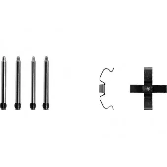 Kit d'accessoires, plaquette de frein à disque TEXTAR 82025700