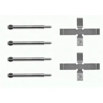 Kit d'accessoires, plaquette de frein à disque TEXTAR 82026300