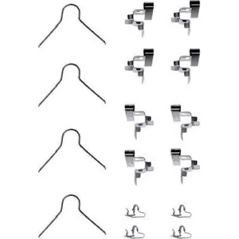 Kit d'accessoires, plaquette de frein à disque TEXTAR 82026600