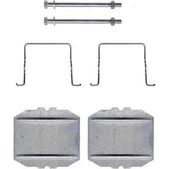 Kit d'accessoires, plaquette de frein à disque TEXTAR 82026800