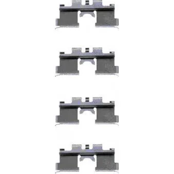 Kit d'accessoires, plaquette de frein à disque TEXTAR 82027600
