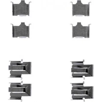 Kit d'accessoires, plaquette de frein à disque TEXTAR 82027900
