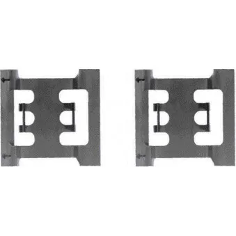 Kit d'accessoires, plaquette de frein à disque TEXTAR 82028100