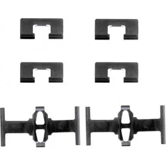 Kit d'accessoires, plaquette de frein à disque TEXTAR 82028400