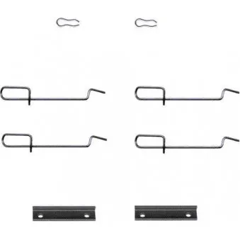 Kit d'accessoires, plaquette de frein à disque TEXTAR 82029500